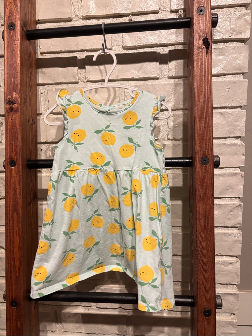 ✨3/$25✨ H&M Ruffle Lemon Dress